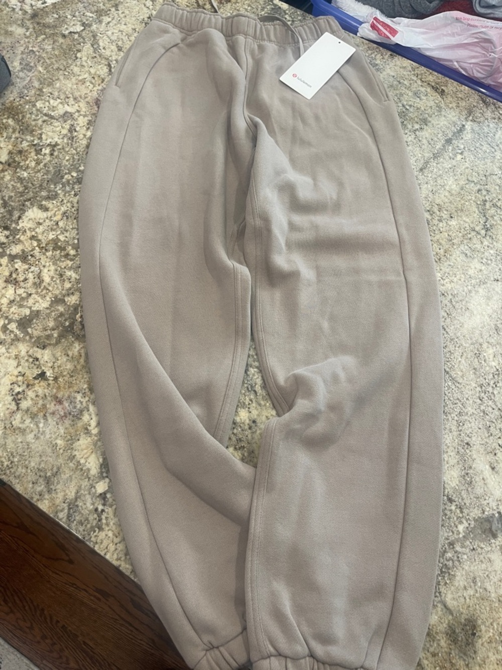 Lululemon Scuba MR Oversized Jogger, Regular length, color Taupe